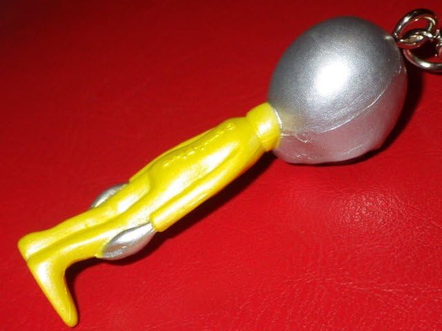 Amazon.co.jp: 90'S 宇宙人 キーホルダー 12 グレイ 黄 エイリアン UFO